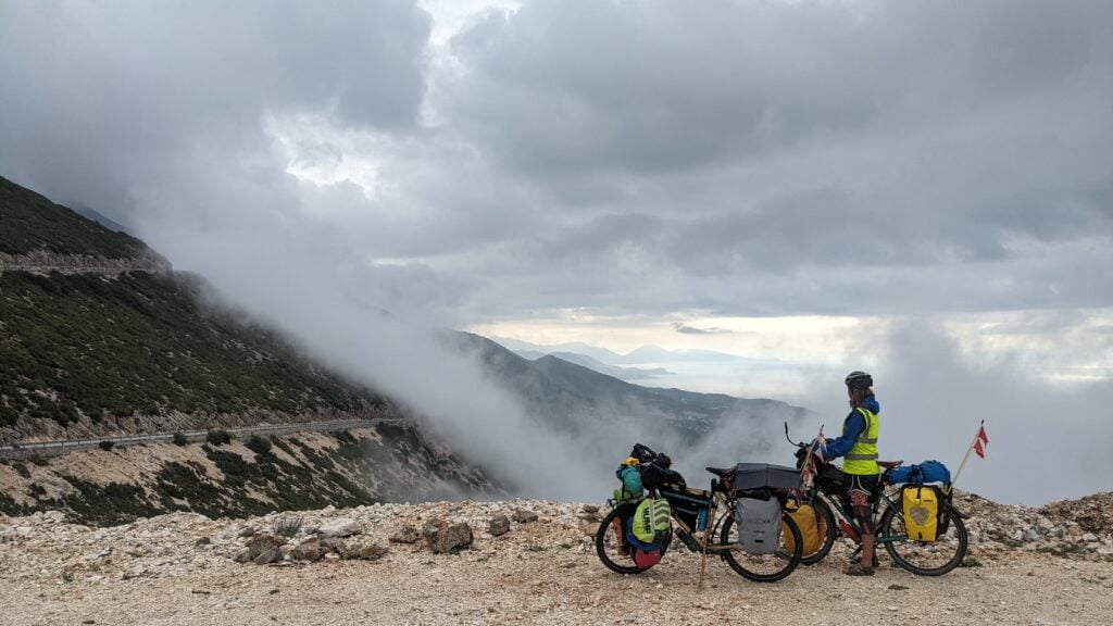 Bicycle Touring - Mountains in Albania