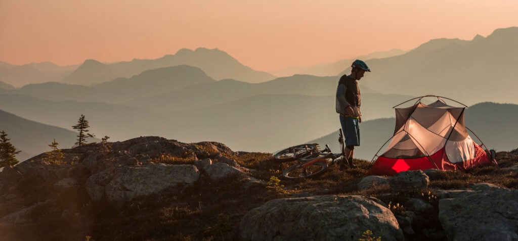 Adventure Travel - Bikepacking Camping