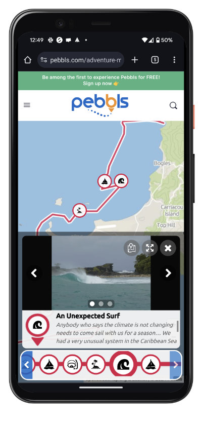 Adventure Map - Journey Tracking App
